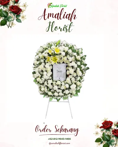 Krans Bunga Duka Cita di Ternyang