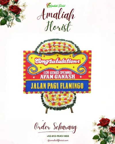 Bunga Papan Congratulation di Ternyang